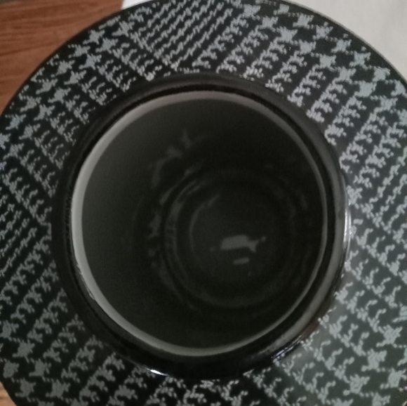 François Bernard porcelain tube vase vintage 1990